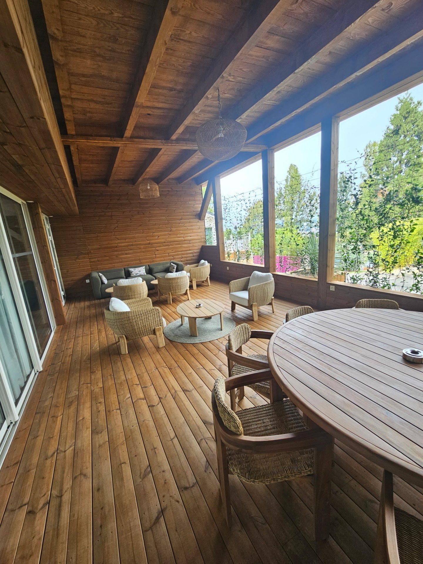 Construction d'extension en bois